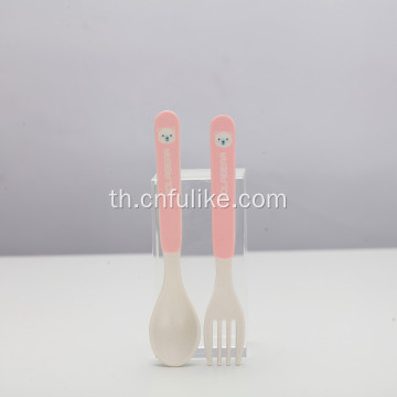 ชุดอาหารสำหรับเด็ก Bamboo Tableware Cute Animal Dinnerware